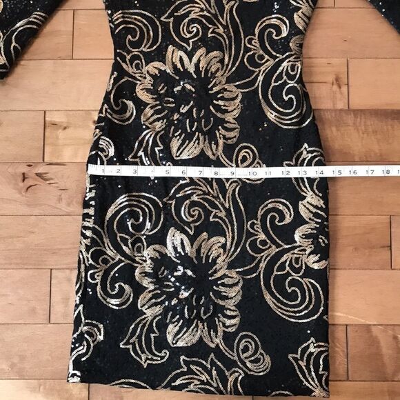 Le Château floral sequins dress - Picture 7 of 8